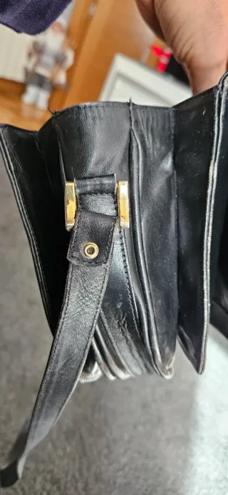 Bolso Cartier Negro Piel