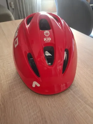 Casco bici infantil rojo