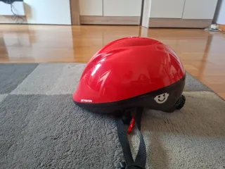 Casco bici infantil rojo