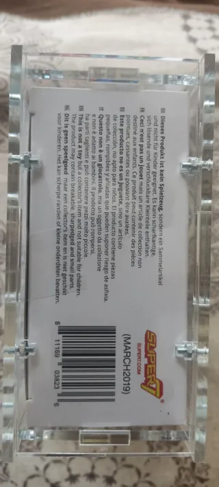 MOTU He-Man Super7 Caja Japonesa Metacrilato