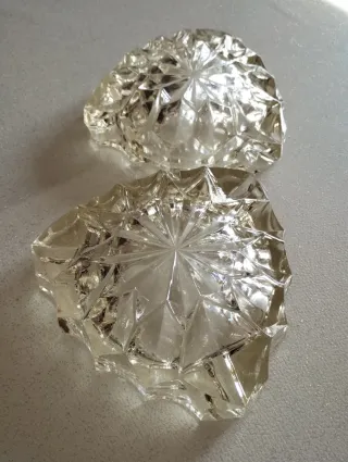 Posacenere vintage in vetro