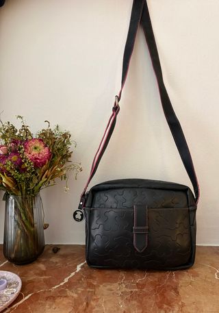 Bolso Tous Negro y Rosa