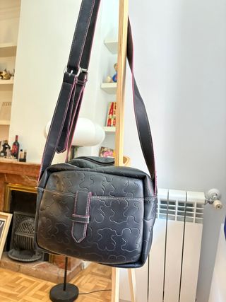 Bolso Tous Negro y Rosa