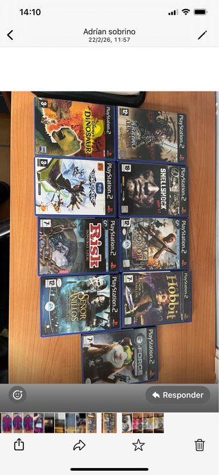PlayStation 2 con 2 mandos y 20 juegos