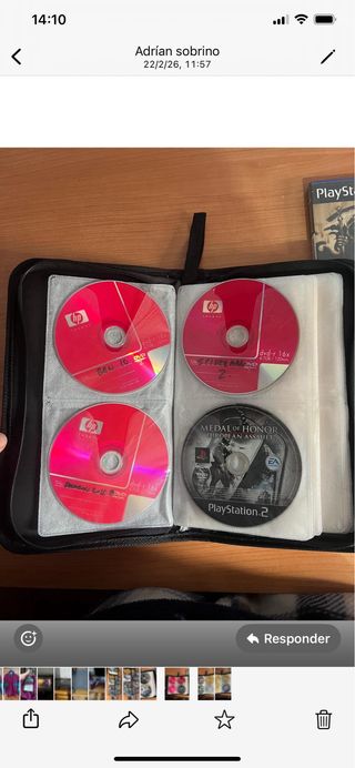 PlayStation 2 con 2 mandos y 20 juegos