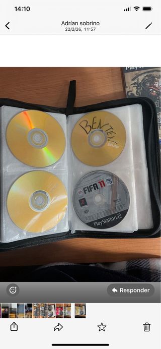 PlayStation 2 con 2 mandos y 20 juegos