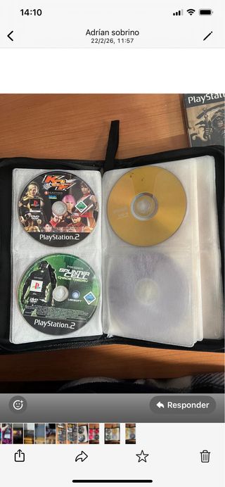 PlayStation 2 con 2 mandos y 20 juegos