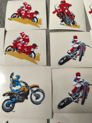 Pegatinas Motos Antiguas 90s