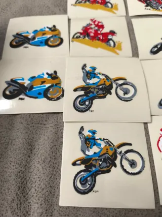 Pegatinas Motos Antiguas 90s