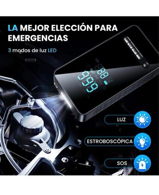 Hinchador ruedas coche - Compresor aire portátil