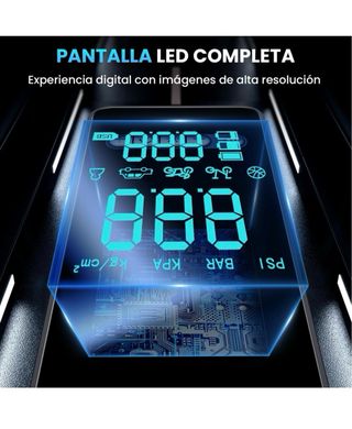 Hinchador ruedas coche - Compresor aire portátil