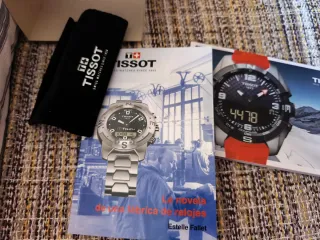 Reloj Tissot Automático Esfera Blanca Correa Marró