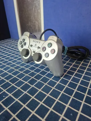 PS2 ORIGINAL MANDO PLATA REPARACION
