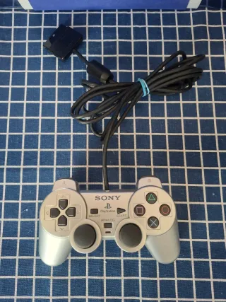 PS2 ORIGINAL MANDO PLATA REPARACION