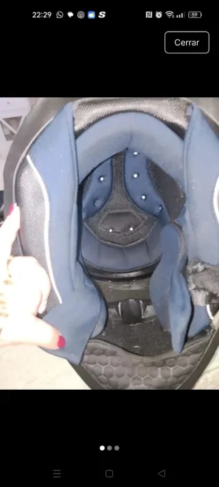 Casco Moto Arai Negro y Gris