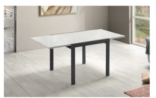 Mesa de comedor extensible, de 1 m pasa a 180cm