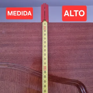 Puerta de madera interior con molduras