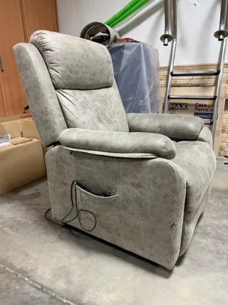 Sillón Eléctrico Reclinable Gris No hago envíos.