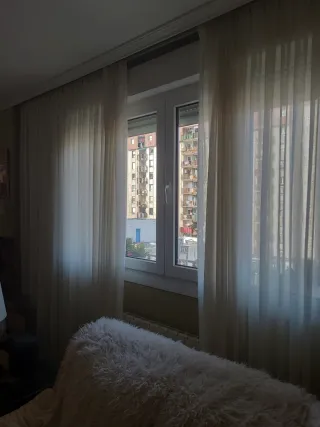 Cortinas de salón  color crudo