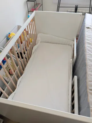 Cuna IKEA MYLLRA 60x120 + Colchón
