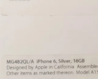 iPhone 6 Argento 16GB