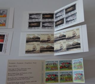 5 CARNETS NUEVOS SELLOS ISLAS FEROE.