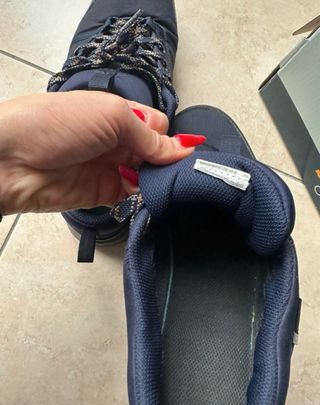 Scarpe blu da lavoro waterproof