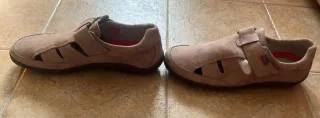 Sandalias Callaghan Cuero Beige/Marrón