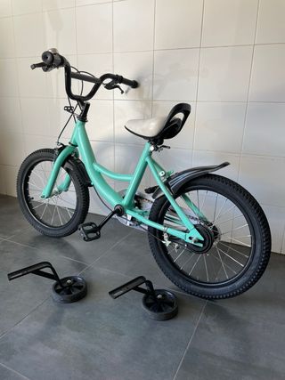 Bicicleta niña 16 pulgadas verde