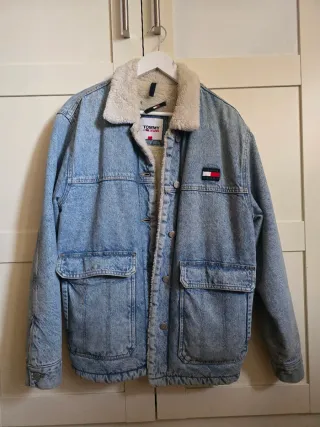 Chaqueta Vaquera Tommy Jeans Sherpa Oversize