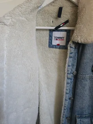 Chaqueta Vaquera Tommy Jeans Sherpa Oversize