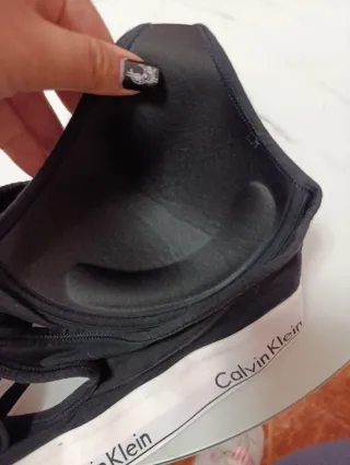Sujetador Bralette Calvin Klein Negro Talla L