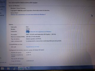 Mini Portátil Acer INSPIRON ONE