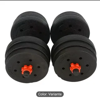 Pesas Ajustables 20kg Set Mancuernas