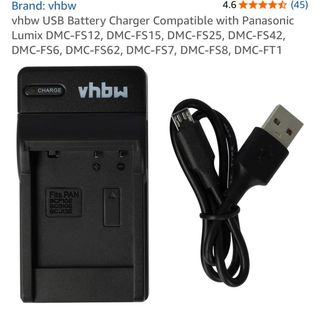 Caricabatterie VHBW per Panasonic Lumix