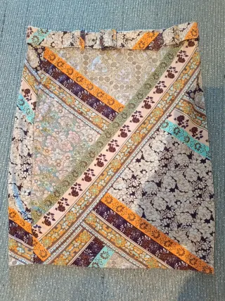 Saia com cinto Trucco Multicolor Tamanho 42