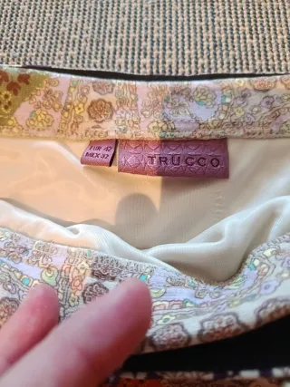 Saia com cinto Trucco Multicolor Tamanho 42