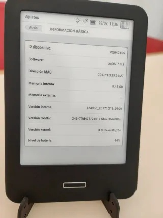 eReader BQ Cervantes 4 Negro