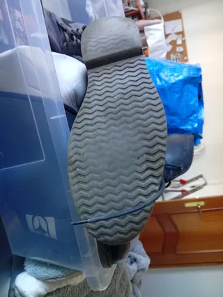 Botines negros de cuero