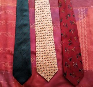 Lote 3 Corbatas Seda Cardigan