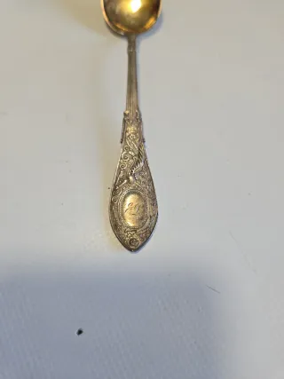 Juego de 6 cucharillas de plata antiguas