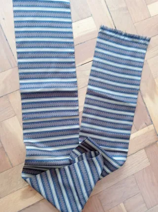 Bufanda caballero rayas.