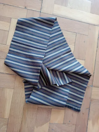 Bufanda caballero rayas.