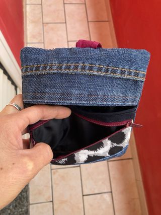 Porta tabacco in denim