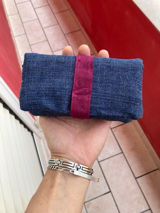 Porta tabacco in denim