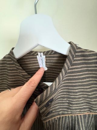 Blusón fallero rayas talla 6 años