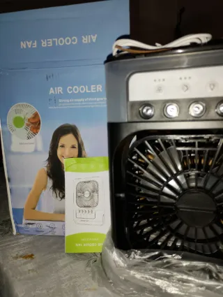 Ventilador y Humidificador Portátil 2 unidades