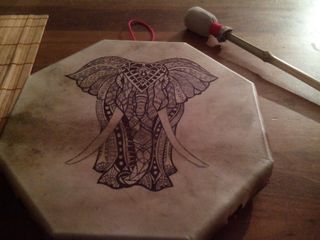 Tambor Chamánico Pandero Chamánico, Tambor de mano