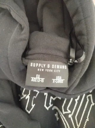 Sudadera Supply Negra original