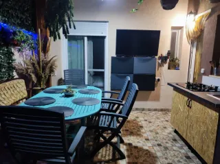 Conjunto mesa y sillas terraza